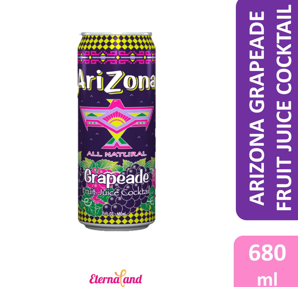 Arizona Grapeade Fruit Flavor Cocktail 23 oz