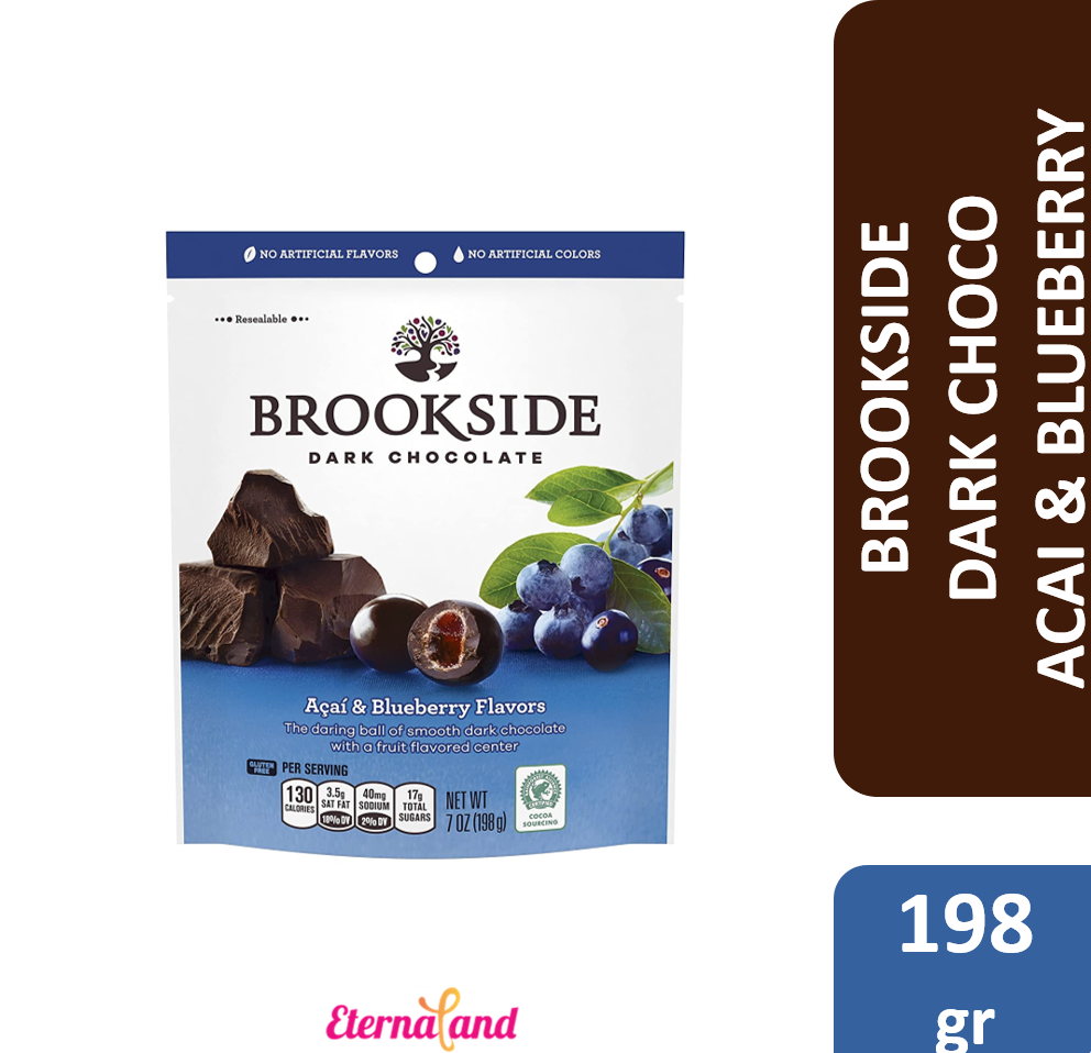 Brookside Dark Chocolate Acai &amp; Blueberry Flavor 7-Oz