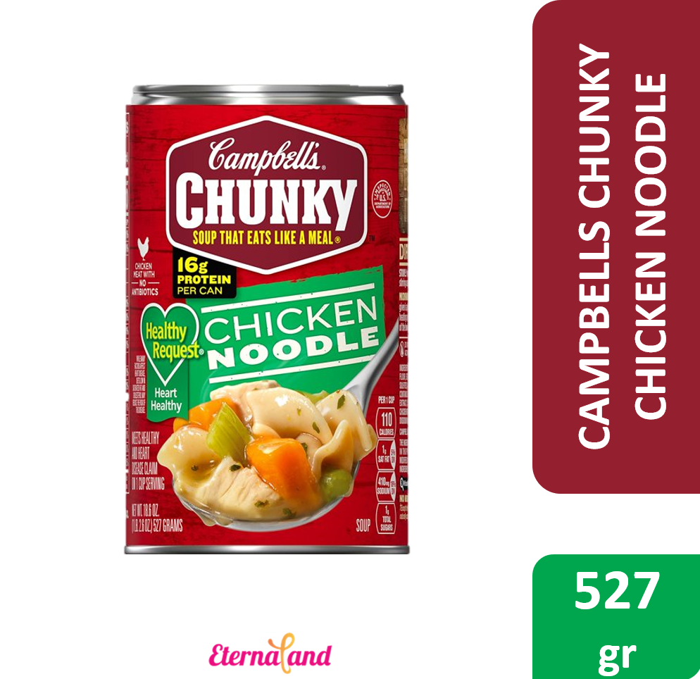 Campbells Chunky Healthy Request Chicken Noodle Soup 18.6 Oz