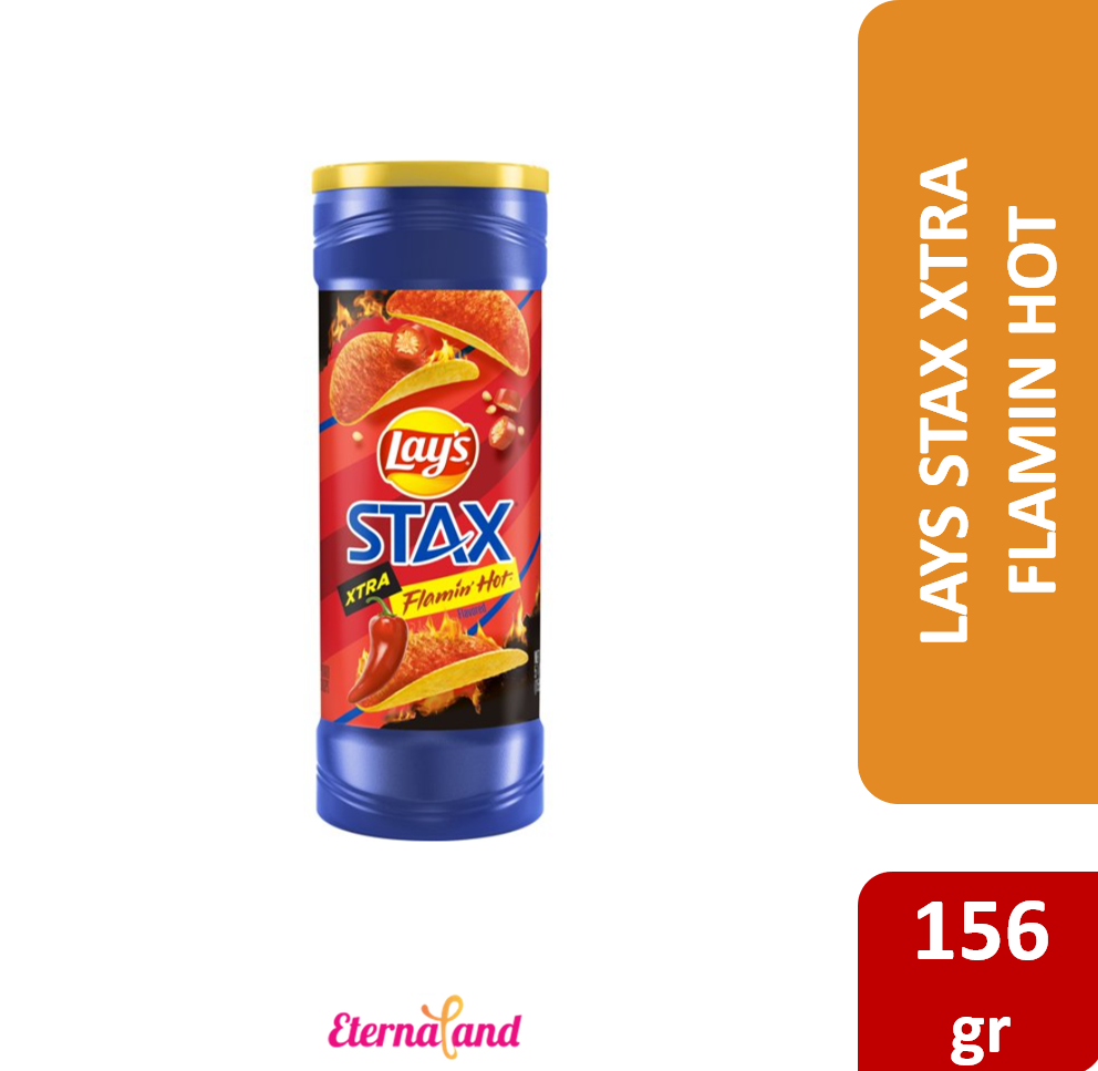 Lays Stax Xtra Flamin Hot 5.5 Oz