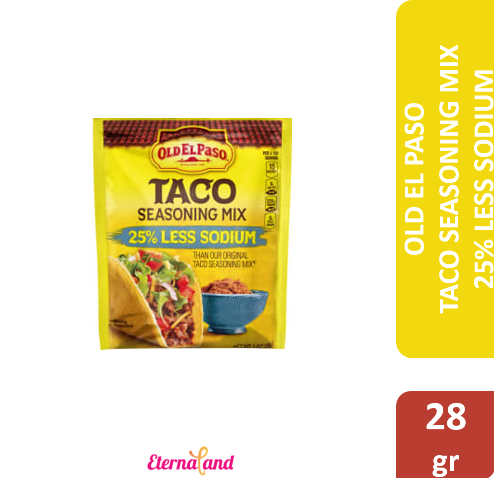 Old El Paso Taco Seasoning Mix 25% Less Sodium 1 oz