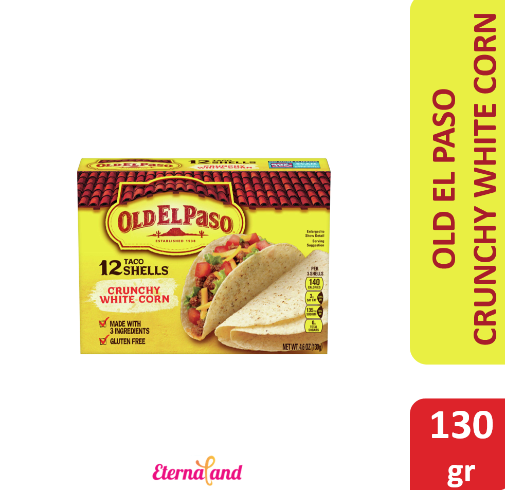 Old El Paso Taco Shells Crunchy White Corn 4.6 oz
