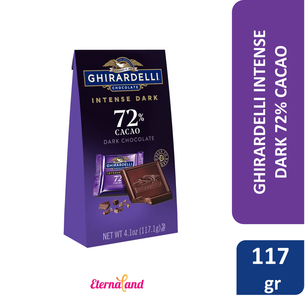 Ghirardelli Intense Dark 72% Cacao 4.1 Oz