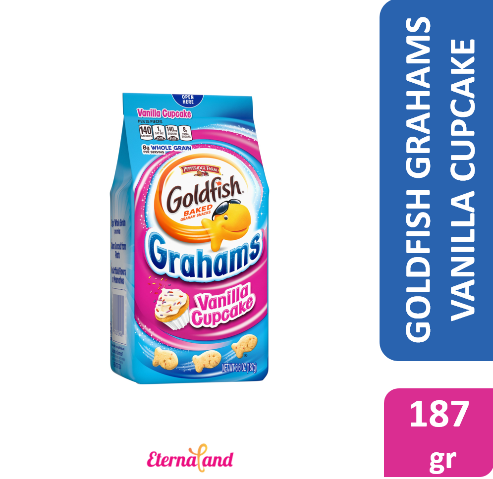Goldfish Baked Graham Snack Vanilla Cupcake