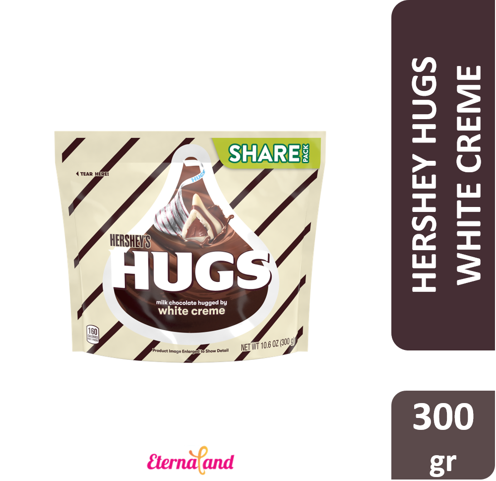 Hersheys Hugs Chocolate Candy 10.6 oz