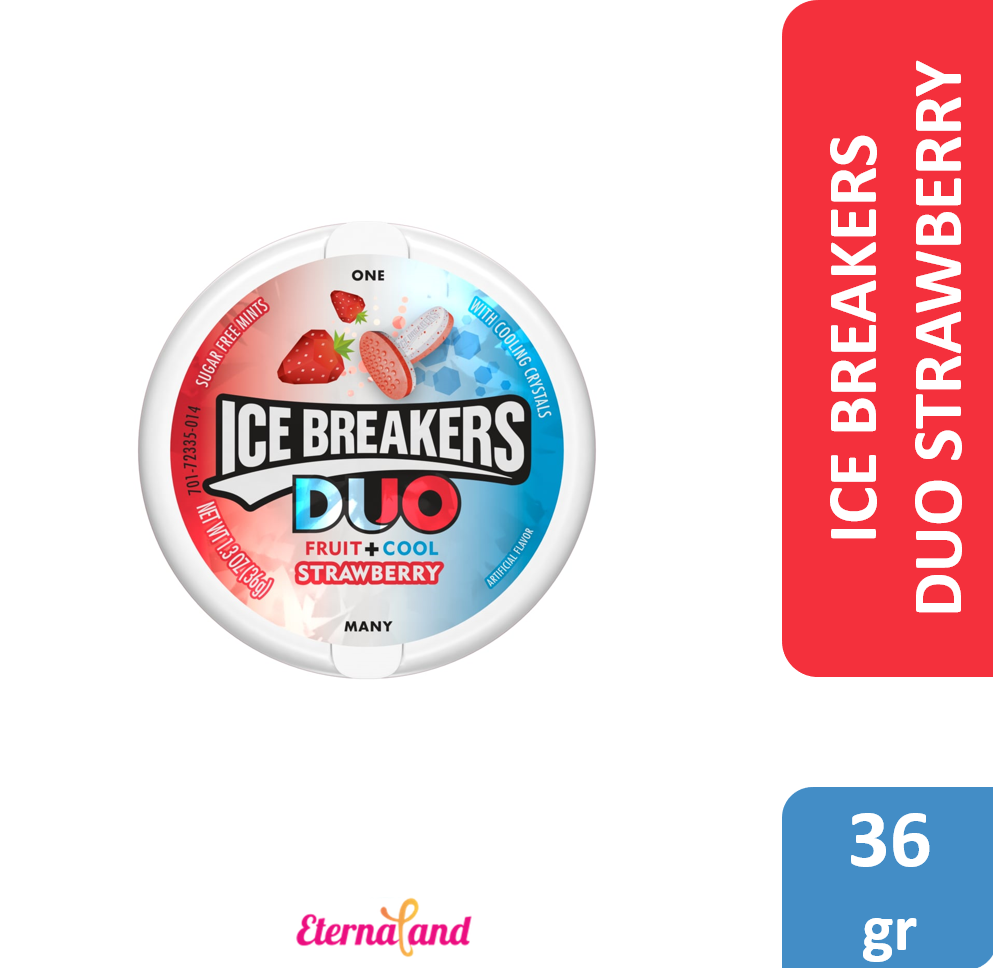Ice Breakers Duo Strawberry 1.3 Oz