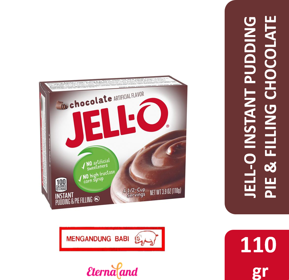 Jell-O Instant Pudding &amp; Pie Filling, Chocolate, 3.9 oz