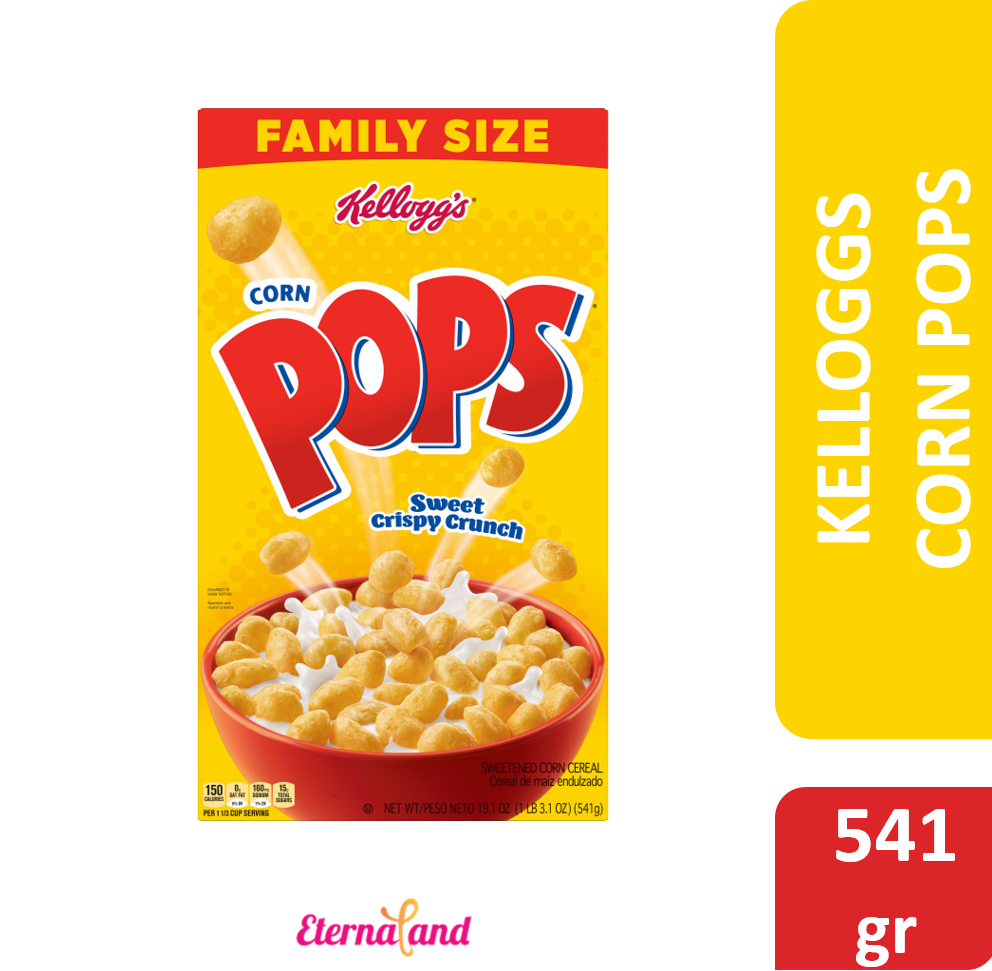 Kelloggs Corn Pops Cereal 19.1 Oz