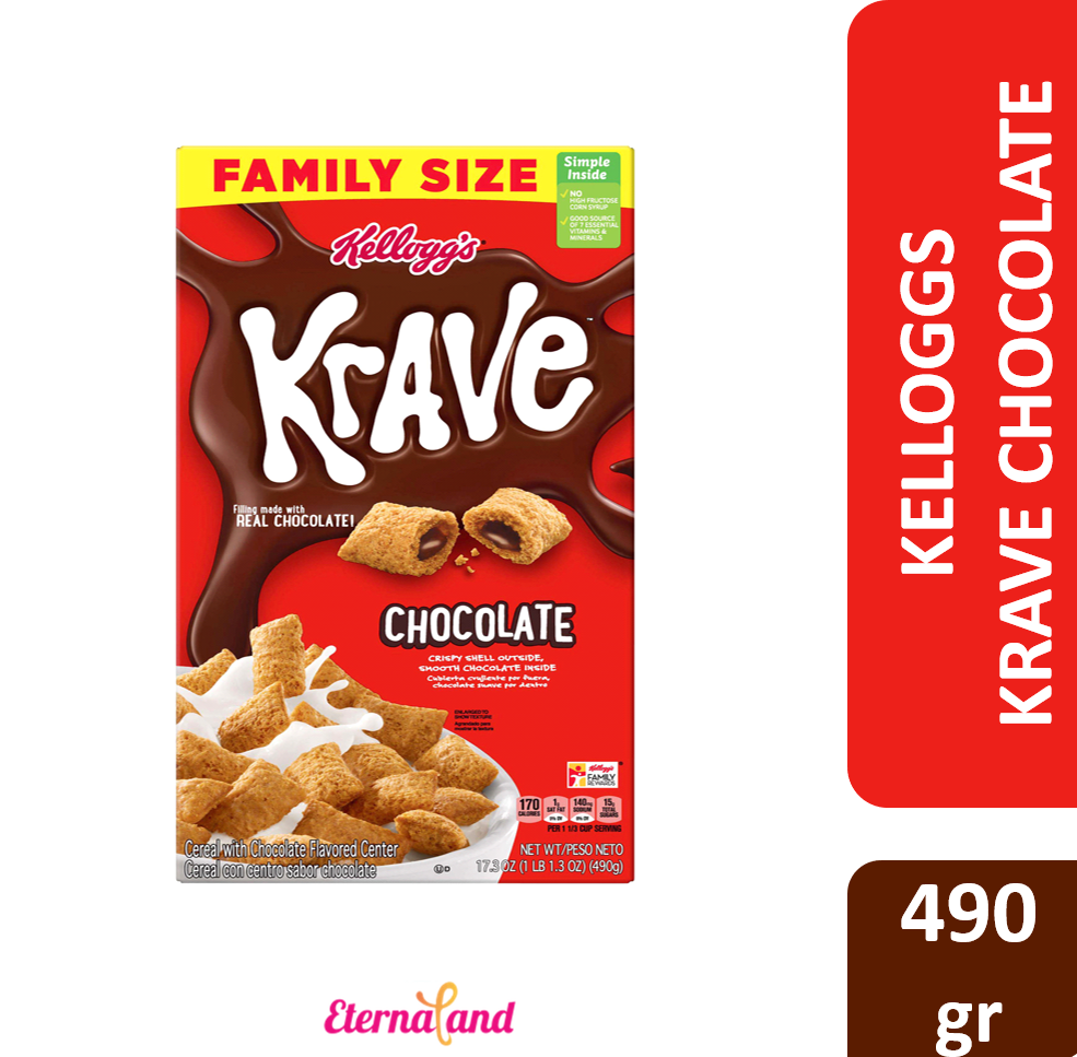 Kelloggs Krave Chocolate 17.3 oz
