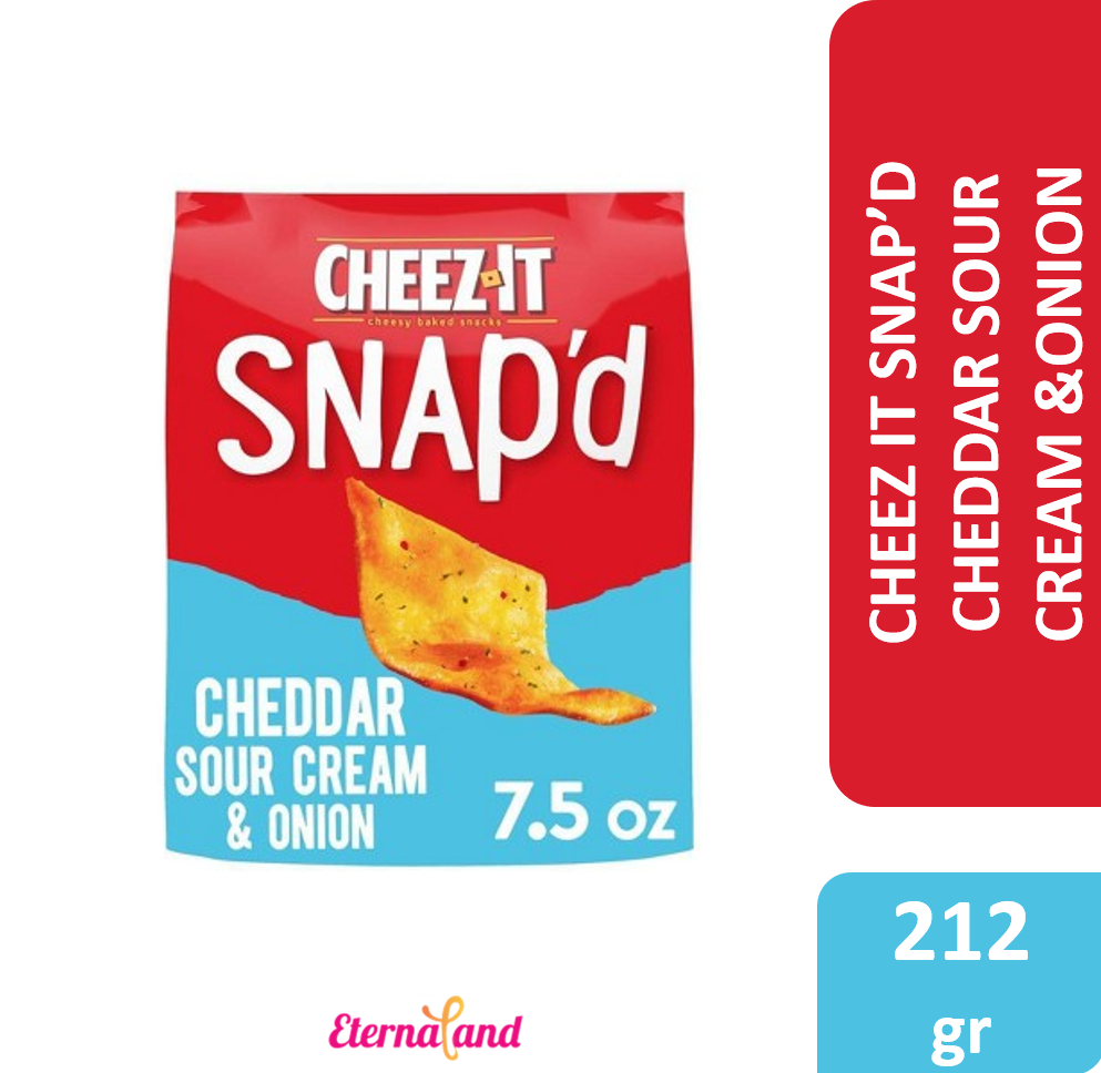 Cheez It Snapd Cheddar &amp; Sour Cream 7.5 oz