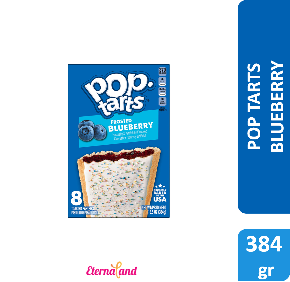 Kelloggs Pop Tarts Frosted Blueberry 8 ct, 13.5 Oz