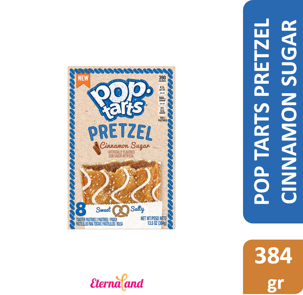 Kelloggs Pop Tarts Pretzel Cinnamon Sugar 13.5 oz