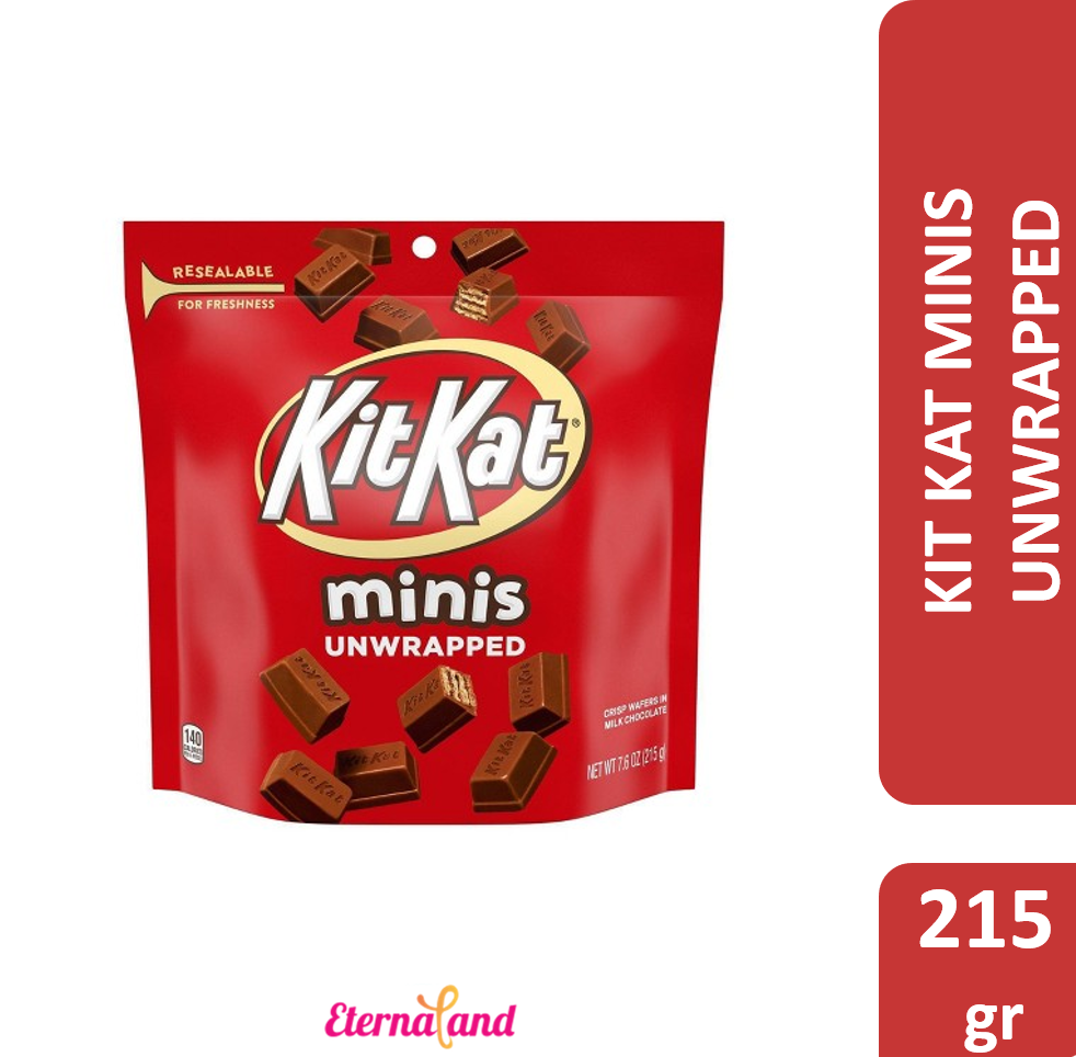 Kit Kat Milk Chocolate Unwrapped Minis 7.6oz