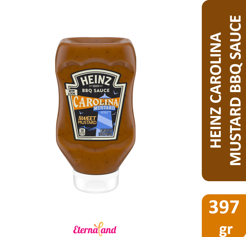 Heinz BBQ Sauce Carolina Mustard 18.7 oz