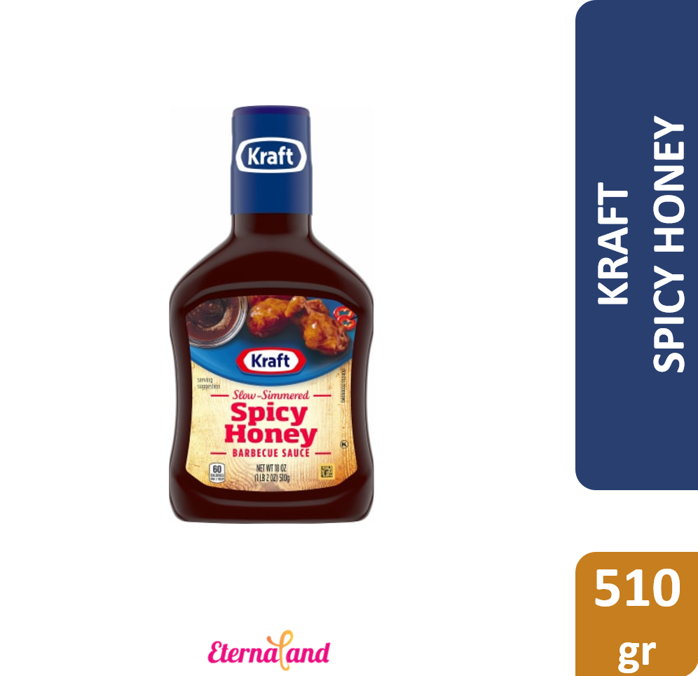 Kraft BBQ Sauce Spicy Honey 18 oz