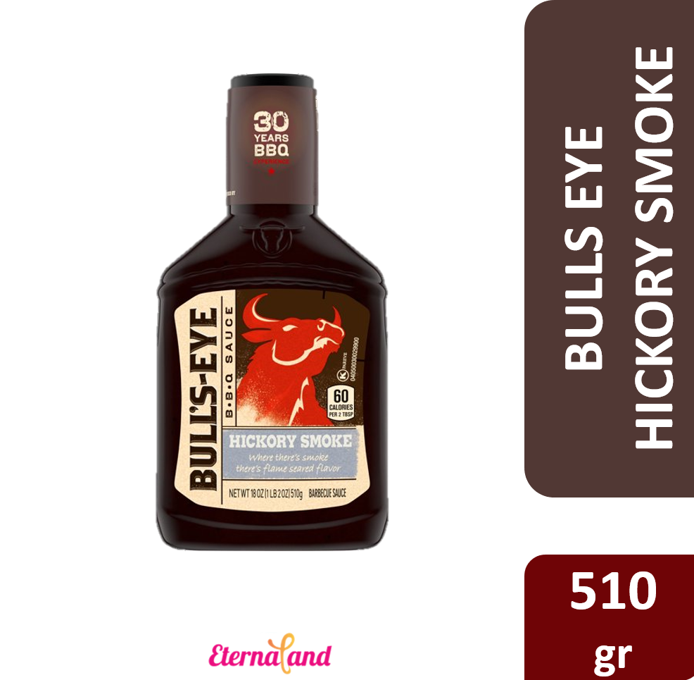 Kraft Bulls-Eye BBQ Sauce Hickory Smoke 18 oz