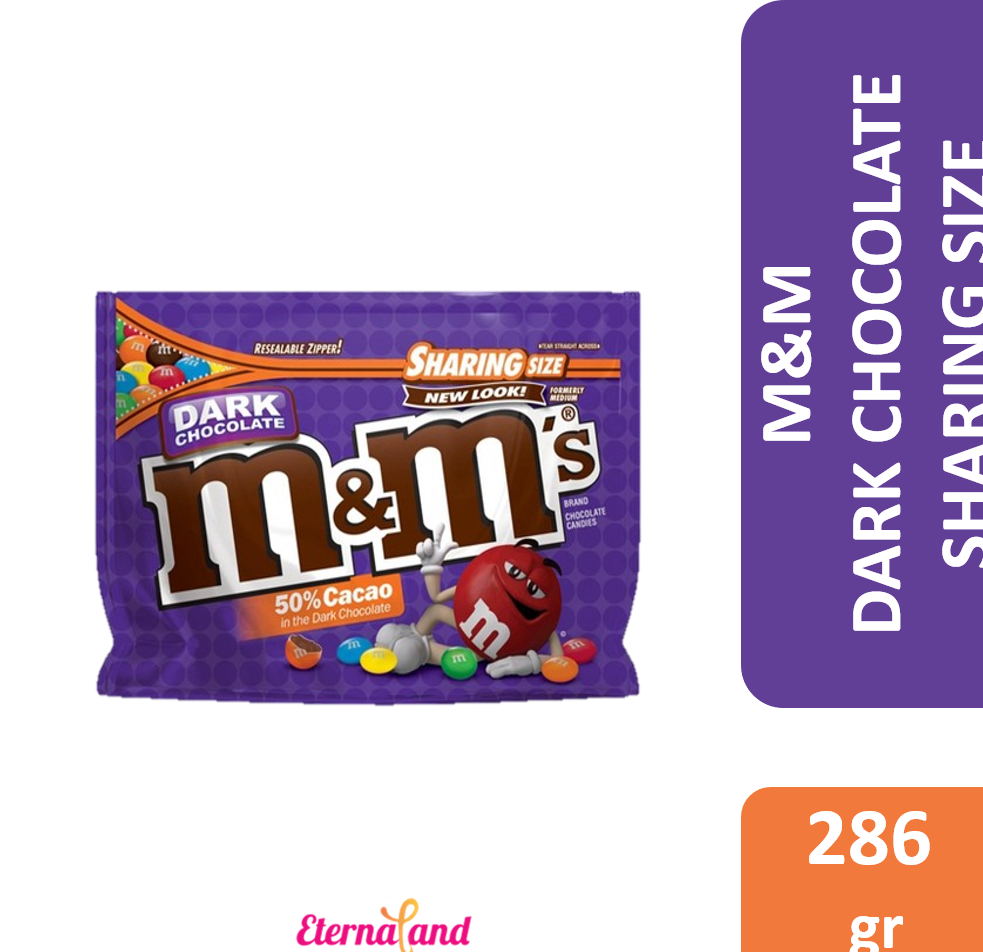 M&amp;M Dark Chocolate 10.1 oz