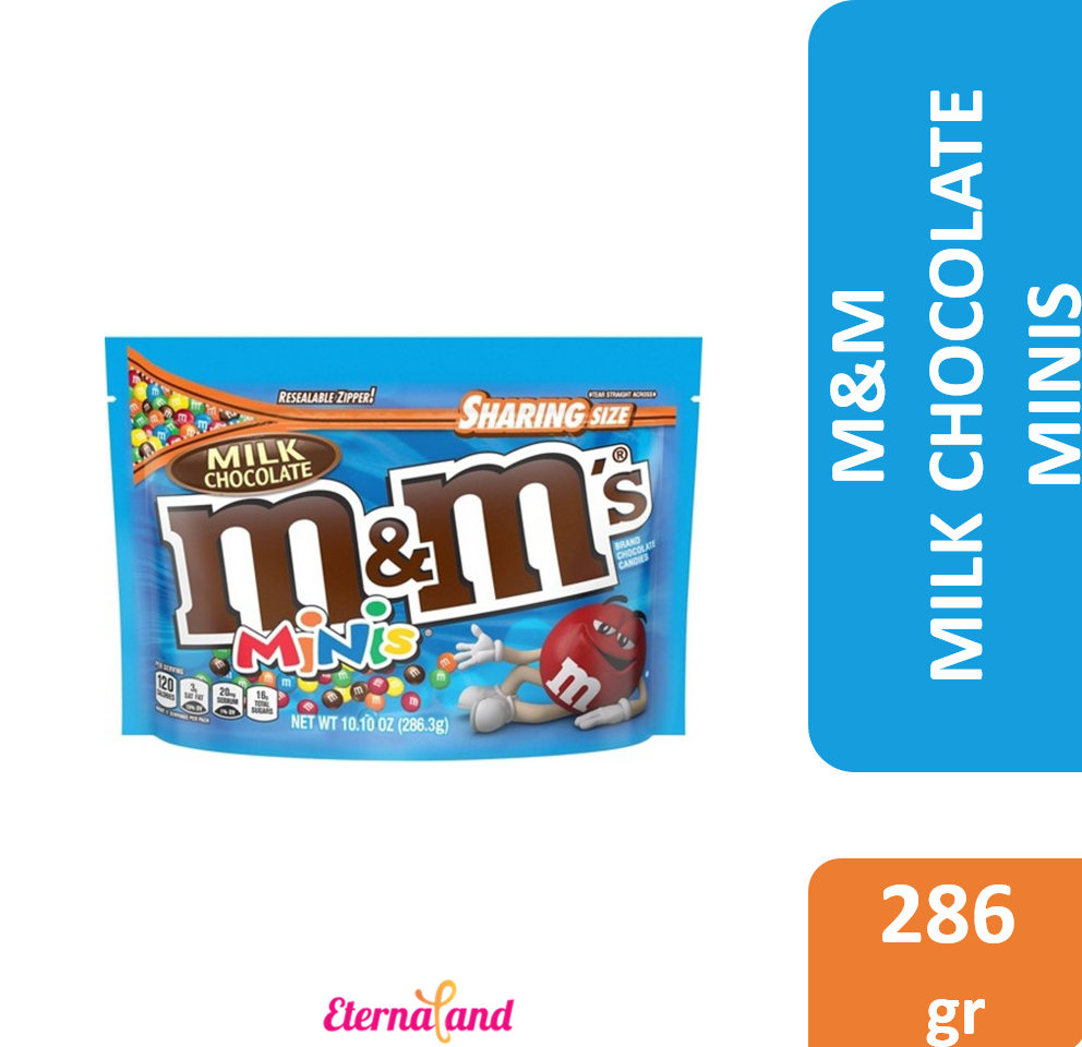 M&amp;M Milk Chocolate Minis 10.1 oz