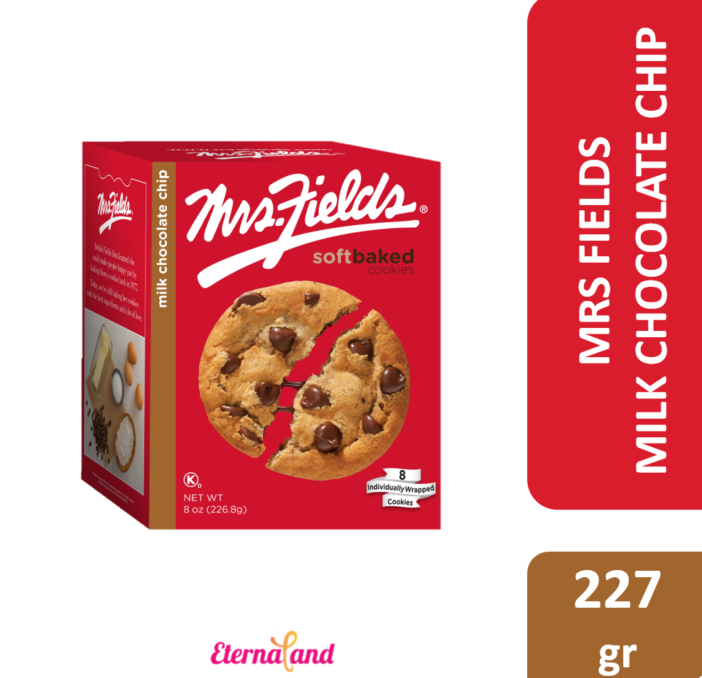 Mrs Fields Milk Chocolate Chip 8 oz
