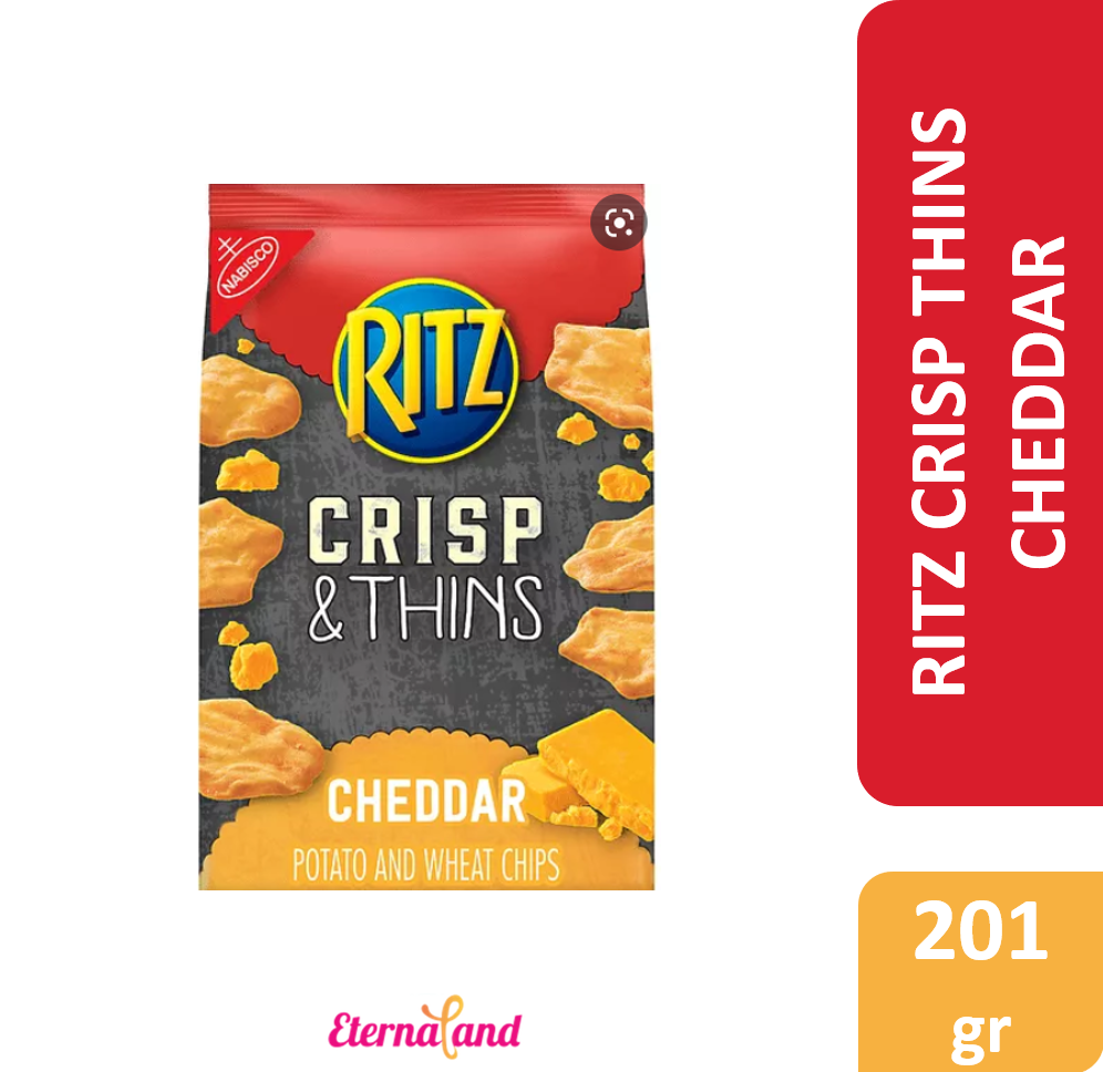Ritz Crisp & Thins Cheddar 7.1 Oz