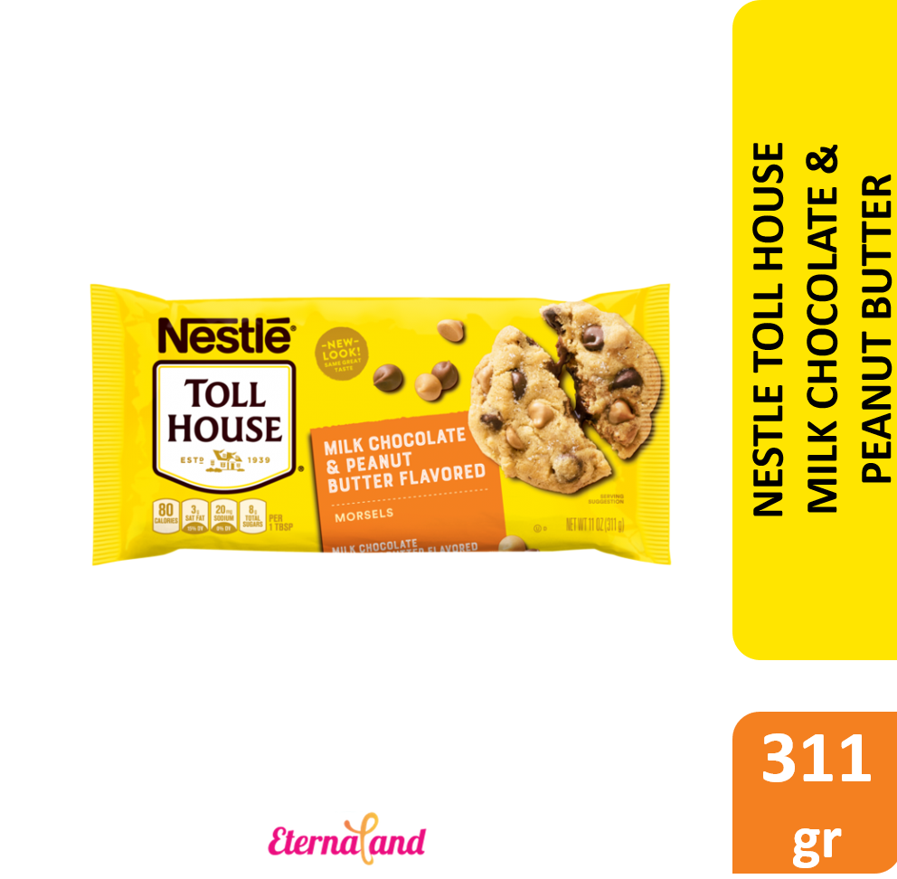 Nestle Toll House Milk Chocolate &amp; Peanut Butter Morsels 11 oz