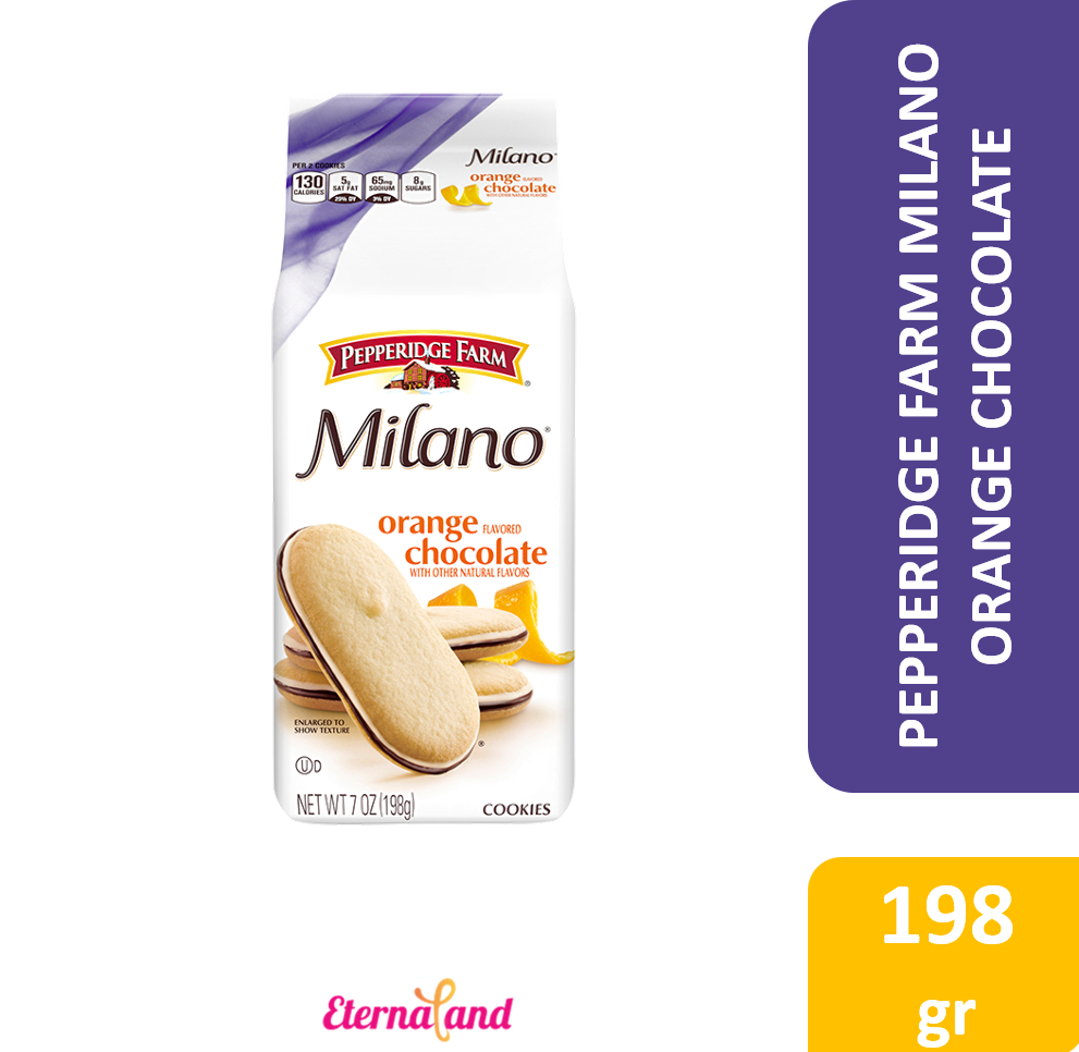 Pepperidge Farm Milano Orange Flavored Chocolate Cookies 7 oz