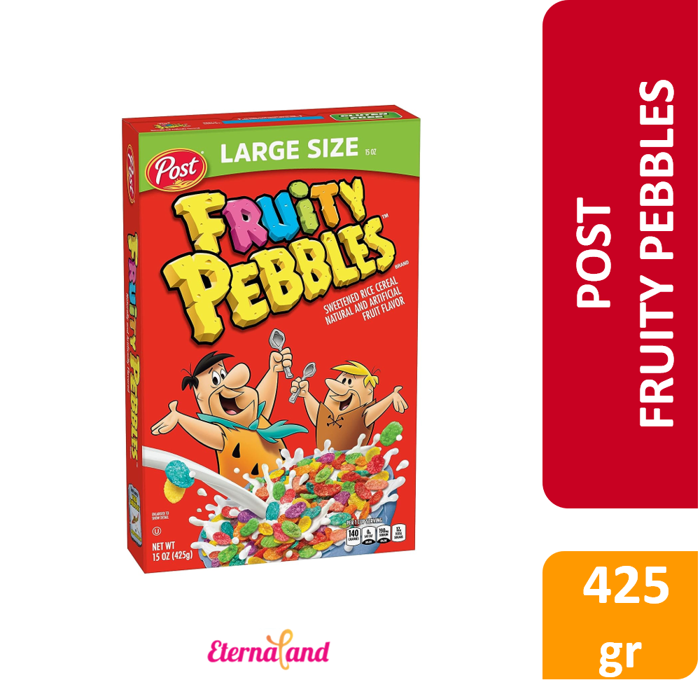 Post Fruity Pebble Cereal 15 oz