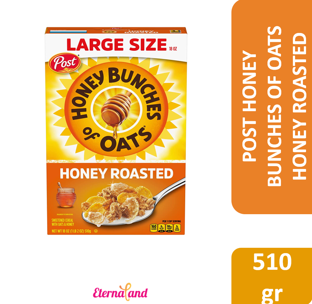 Post Honey Bunches of Oats Crunchy Honey Roasted 18 Oz