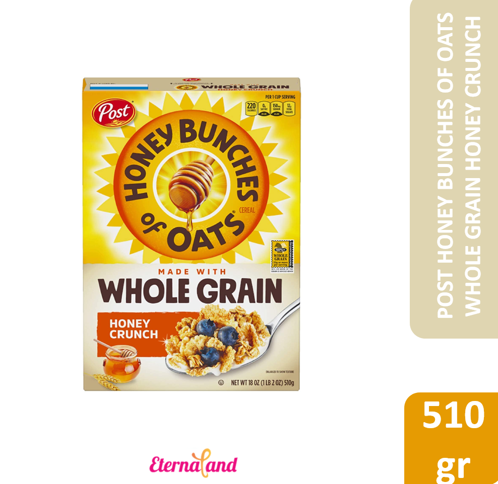 Post Honey Bunches of Oats Whole Grain Honey Crunch 18 oz