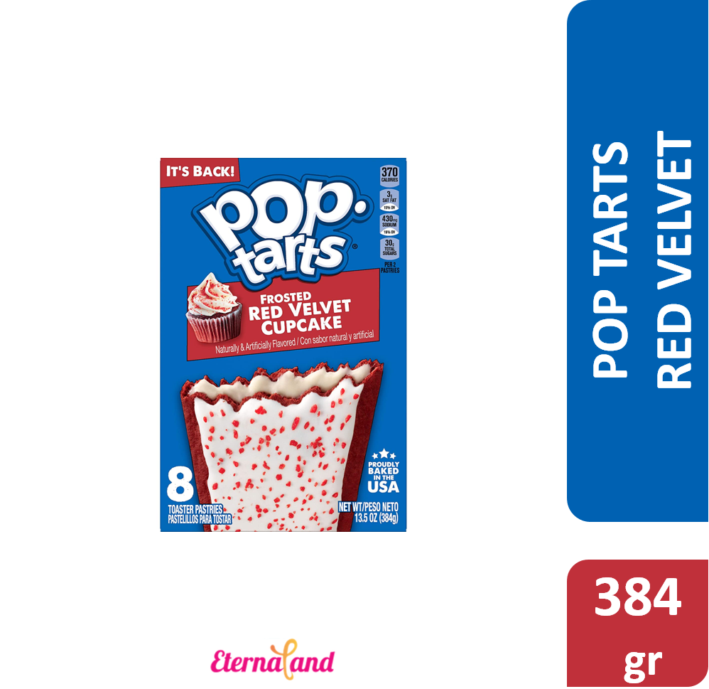 Kelloggs Pop Tarts Frosted Red Velvet Cupcate 13.5 oz