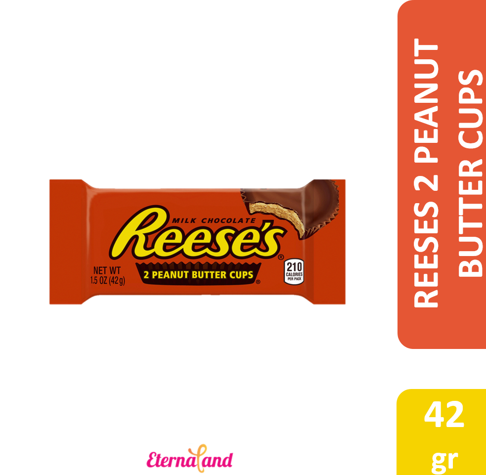 Reeses 2 Peanut Butter Cups 1.5 Oz