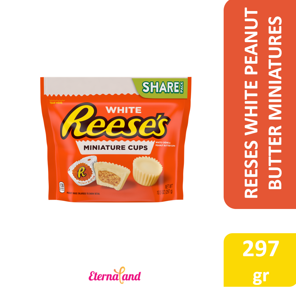 Reeses Miniatures White 10.5 oz