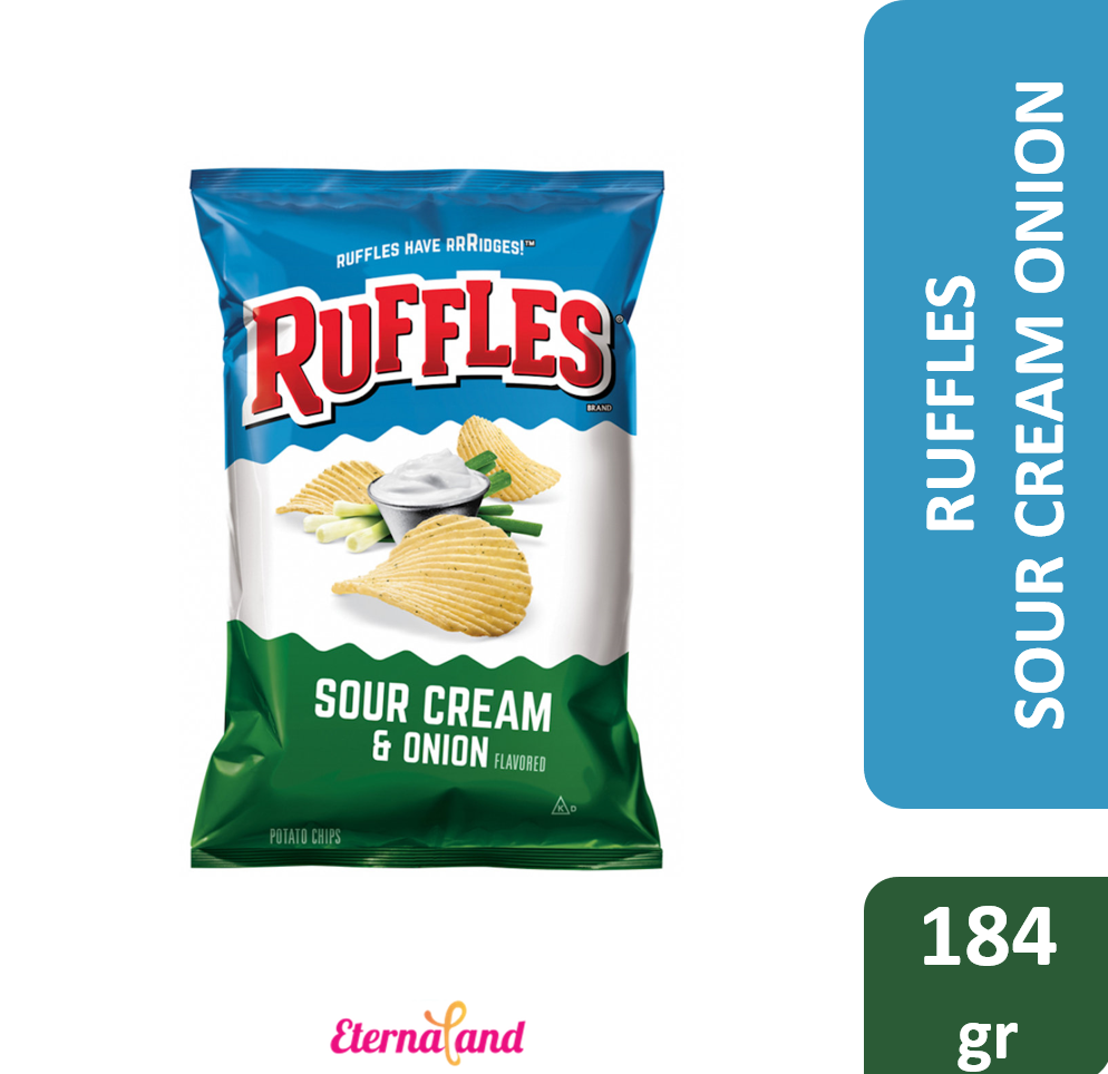Ruffles Sour Cream &amp; Onion 6.5 oz