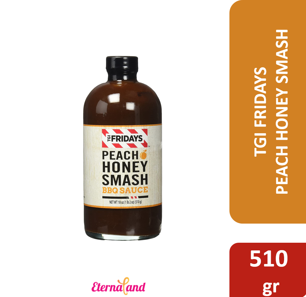 TGI Fridays BBQ Sauce Peach Honey Smash BBQ Sauce 18 oz