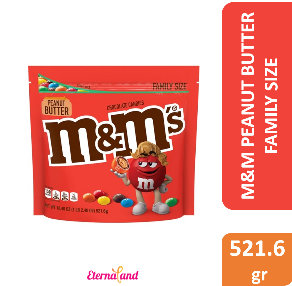M&amp;M Peanut Butter 18.4 oz