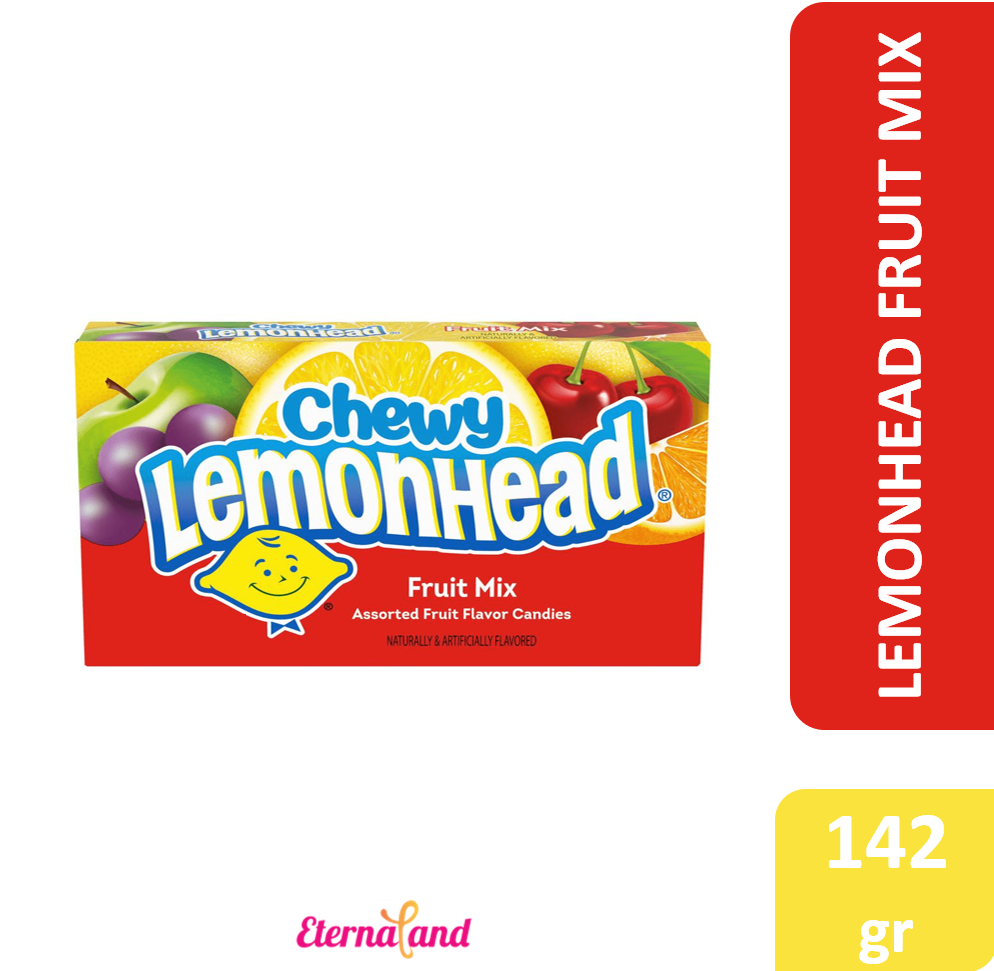 Lemonhead Chewy Fruit Mix Assorted Theatre Box 5 oz