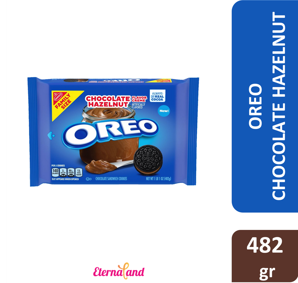 Nabisco Oreo Chocolate Hazelnut 17 oz