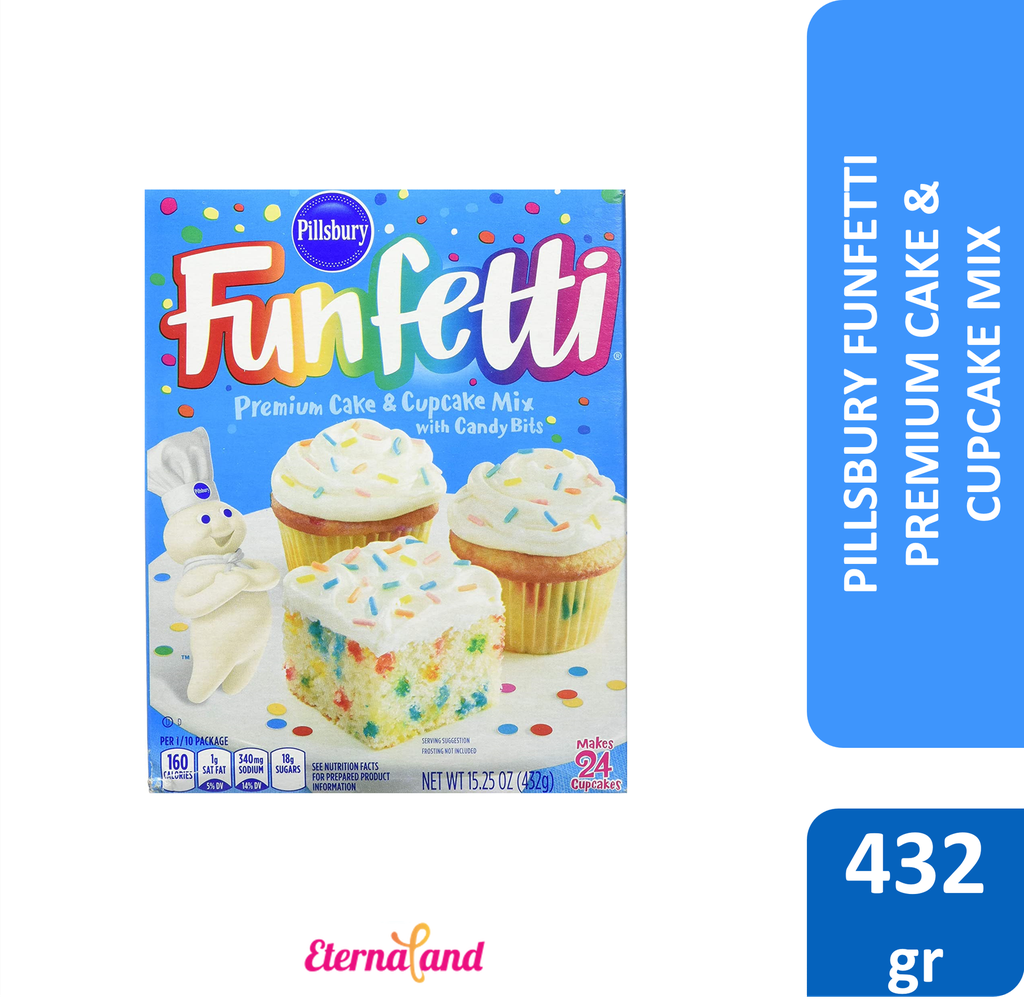Funfetti Premium Cake &amp; Cupcake Mix 15.25 Oz