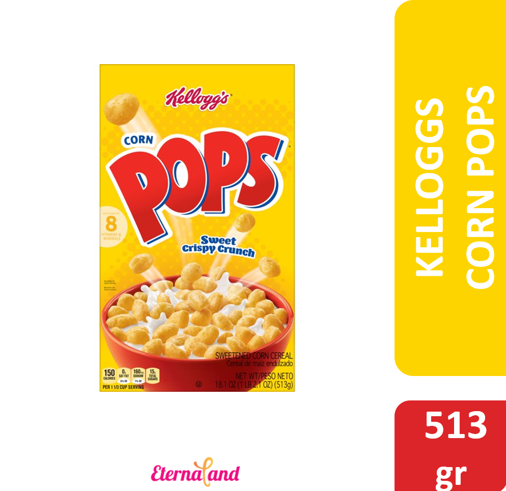Kelloggs Corn Pops Cereal 18.1 Oz