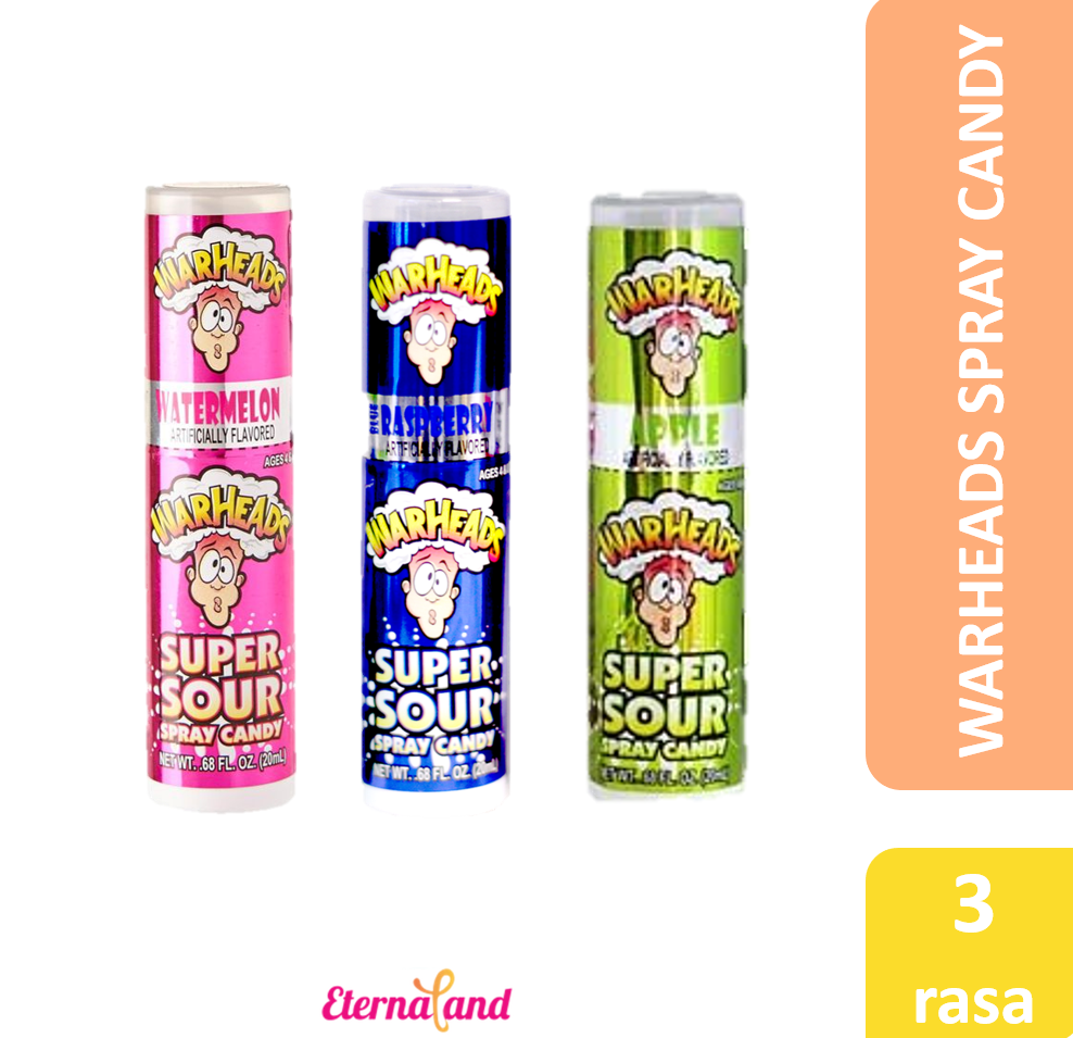 Warheads Super Sour Spray Candy 0.68-Oz