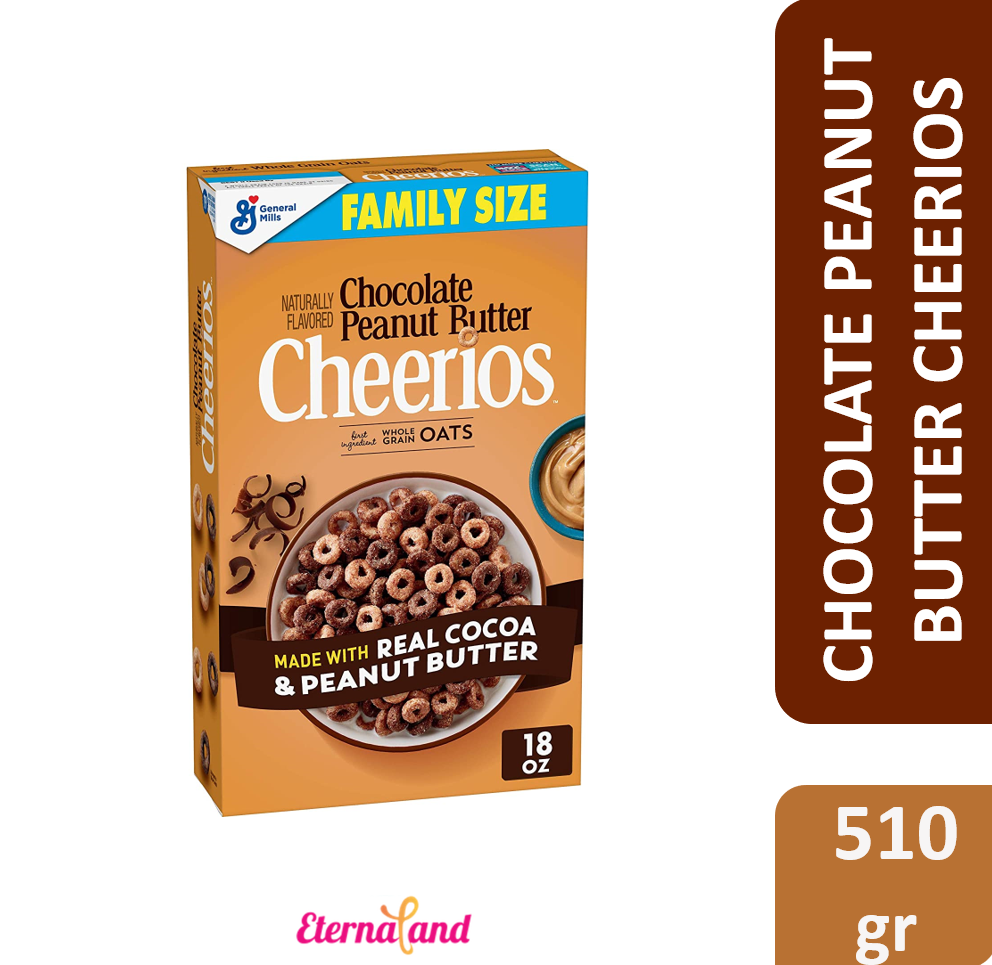 Cheerios Chocolate Peanut Butter Cereal 18 Oz