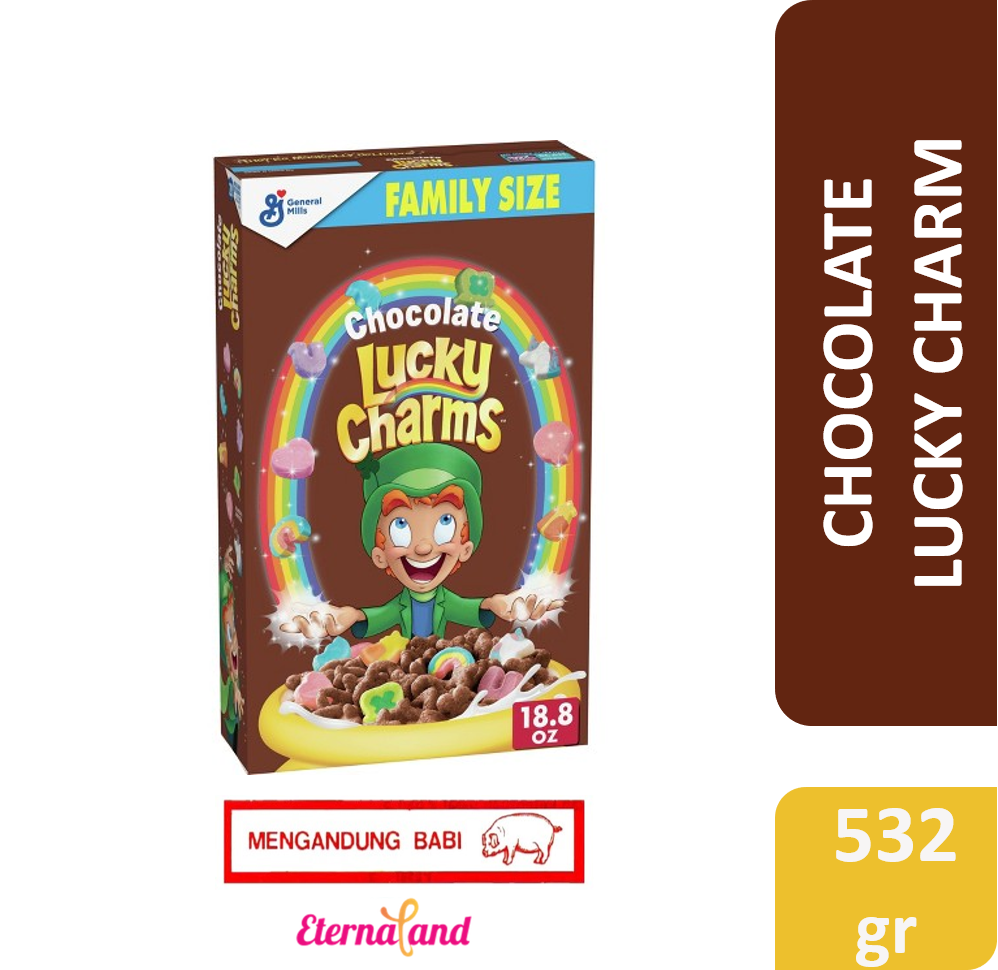 Lucky Charms Chocolate Cereal 18.8 Oz