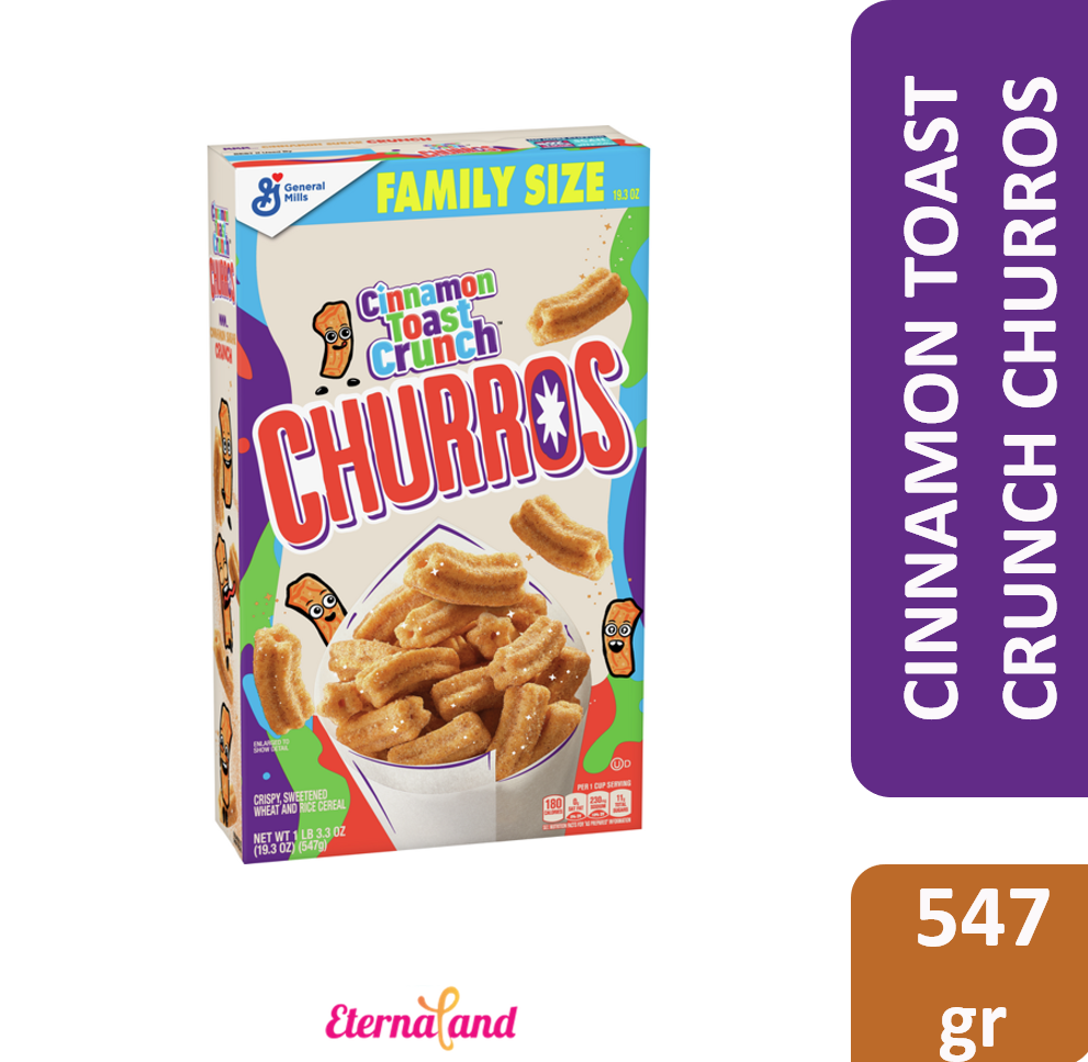 Cinnamon Toast Crunch Churros Cereal 19.3 Oz