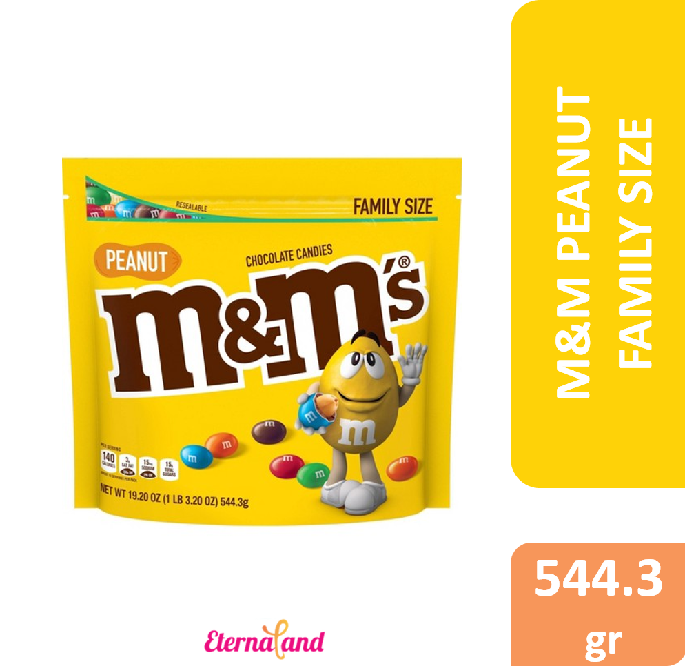 M&amp;M Peanut 19.2 oz