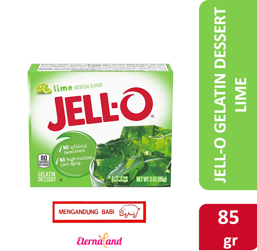 Jell-O Gelatin Dessert Lime 3 oz