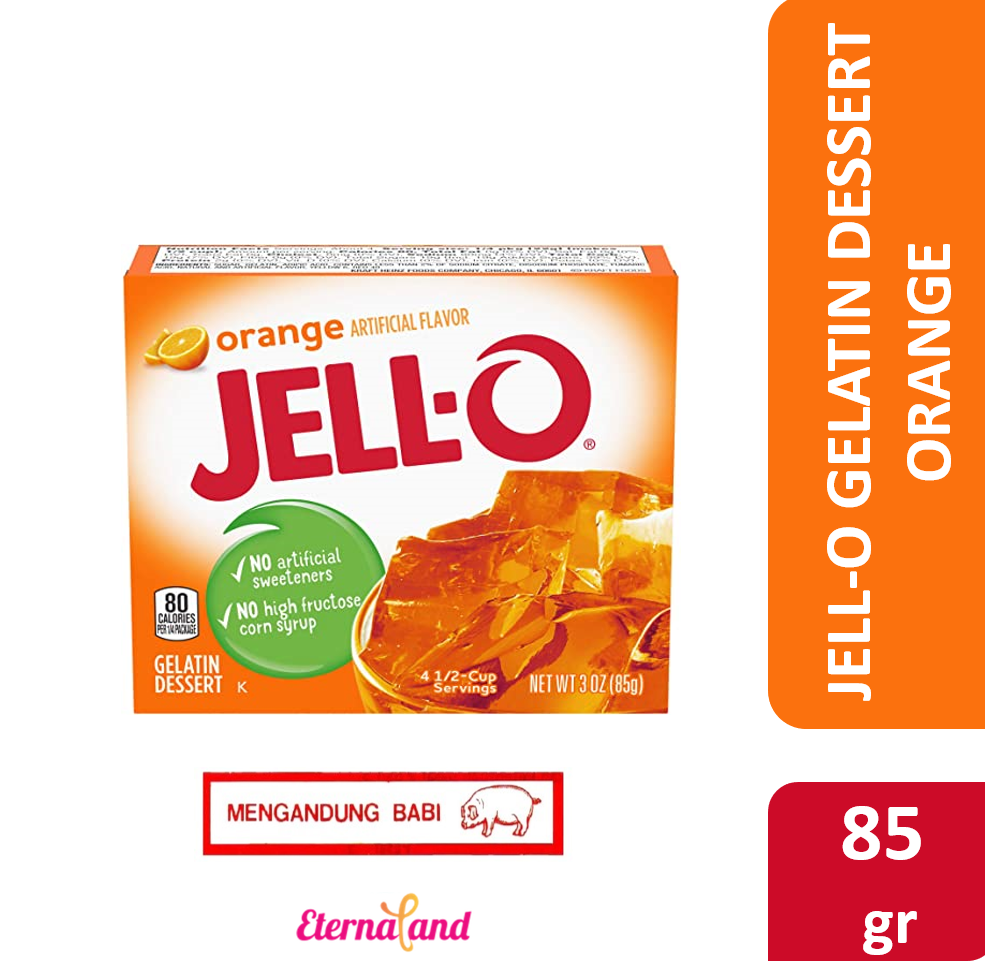 Jell-O Gelatin Dessert Orange 3 oz