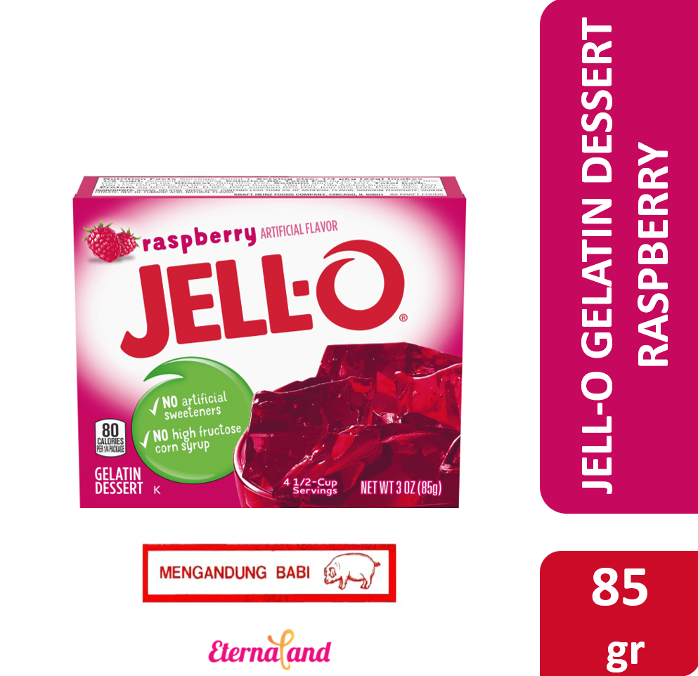 Jell-O Gelatin Dessert Raspberry 3 oz