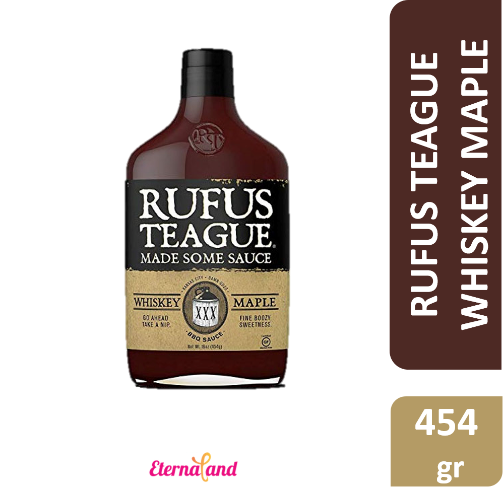 Rufus Teague Whiskey Maple BBQ Sauce 16 oz