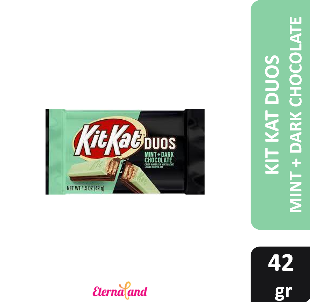 Kit Kat Duos, Mint + Dark Chocolate, 1.5 oz