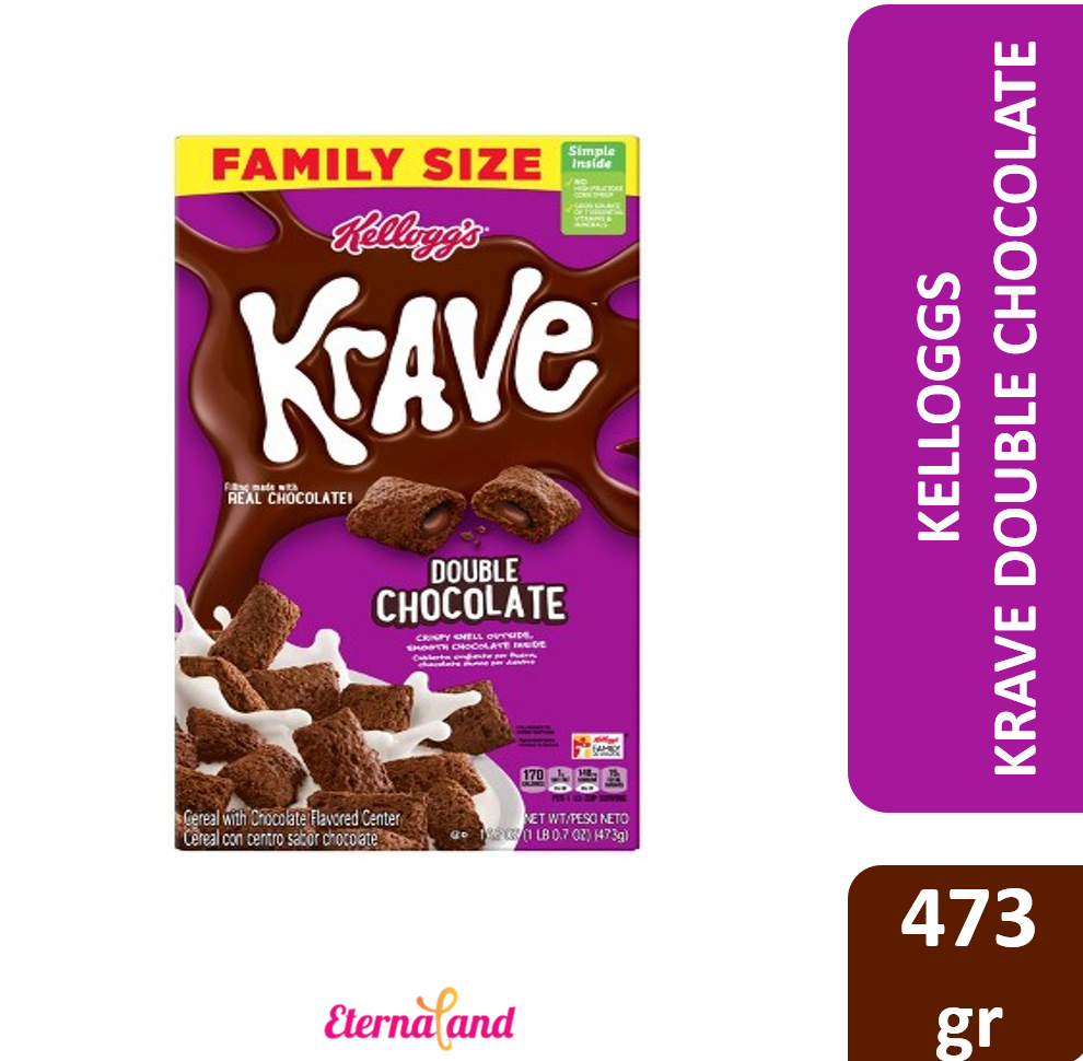 Kelloggs Krave Double Chocolate 16.7 oz